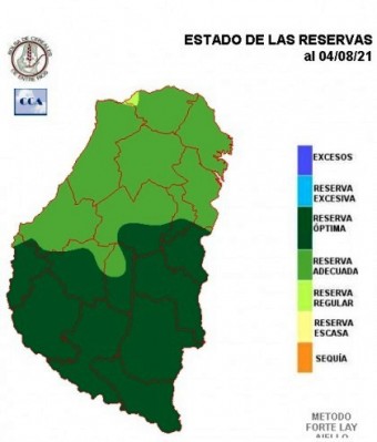 Entre el domingo y el lunes podrían registrarse algunas lluvias en Entre Ríos