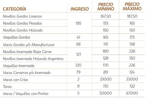 Cautela de los compradores en el remate de La Ganadera en Ramírez