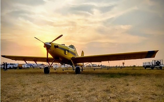 La aviación agrícola mostró una vez más su profesionalismo