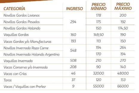 La invernada sobresalió en el remate de La Ganadera en Ramírez