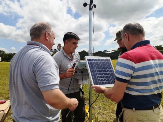 Instalaron en la II Brigada Aérea la primera central meteorológica certificada del país