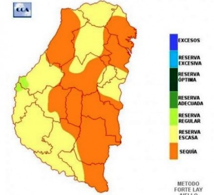 Los suelos entrerrianos necesitan lluvias abundantes