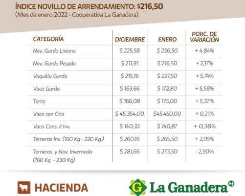 La seca y el calor, protagonistas de los remates de hacienda en enero