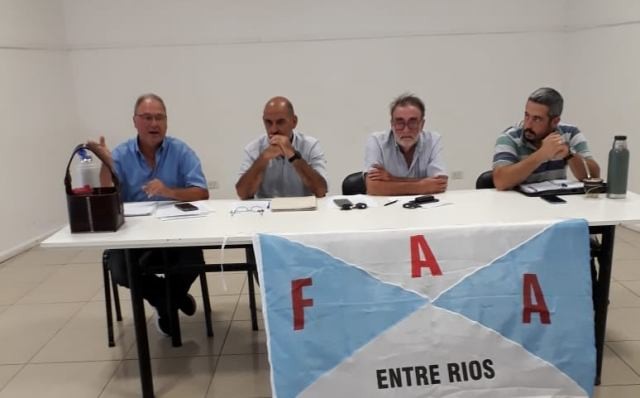 La FAA entrerriana quiere conocer detalles de la asistencia financiera prometida por Bordet