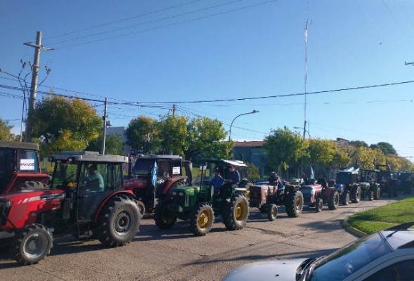 Fuerte protesta de citricultores en Chajarí contra 