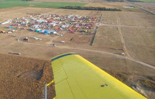 La aviación agrícola demostró todo su potencial en Agronea 2022