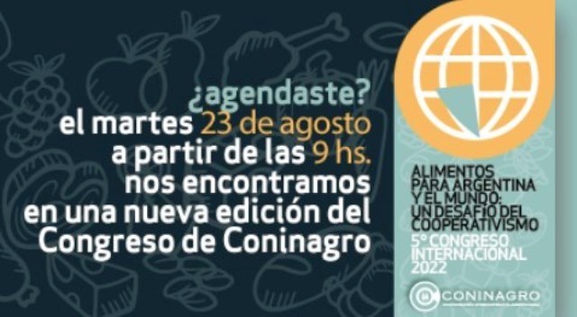 Se viene el 5° Congreso Internacional de Coninagro