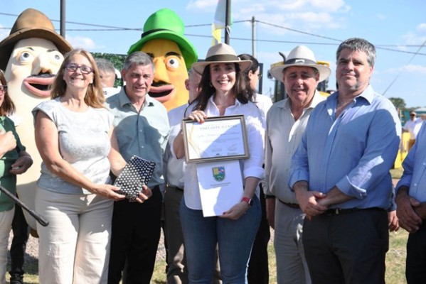 Villarruel estuvo en la Fiesta Nacional del Arroz