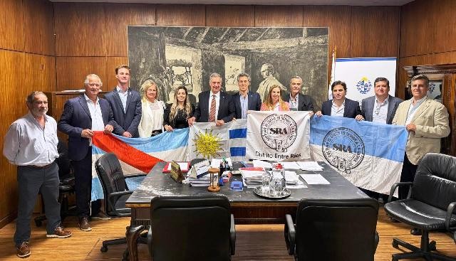 Ruralistas entrerrianos se reunieron con el ministro de Agricultura y referentes agropecuarios de Uruguay