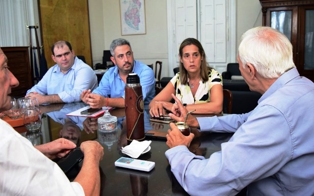 Autoridades provinciales recibieron a representantes de la Federación Agraria